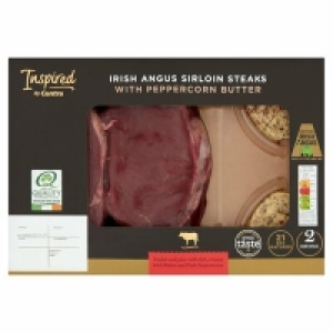 INSPIRED BY CENTRA FRESH IRISH ANGUS SIRLOIN STEAK WITH PEPP