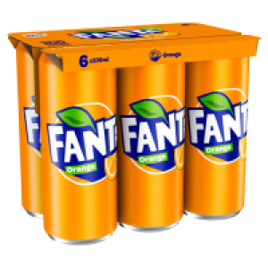 Centra  FANTA ORANGE CAN PACK 6 X 330ML