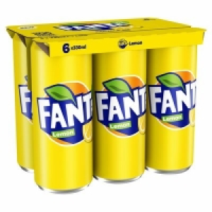 FANTA LEMON CAN PACK 6 X 330ML