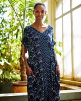 Dunnes Stores  Carolyn Donnelly The Edit Navy Printed Kaftan