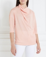 Dunnes Stores  Gallery Aurora Cowl Neck Batwing Top
