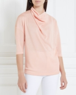 Gallery Aurora Cowl Neck Batwing Top