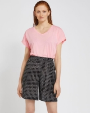 Carolyn Donnelly The Edit Black Print Shorts