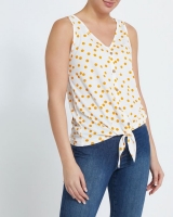 Dunnes Stores  Printed Button Front Vest