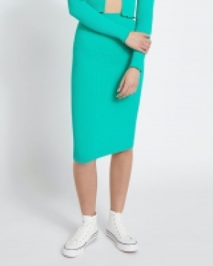 Dunnes Stores  Seamless Ribbed Midi Skirt