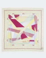 Dunnes Stores  Paul Costelloe Studio Printed Silk Scarf in Yellow
