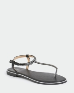 Toe Post Diamanté Sandals