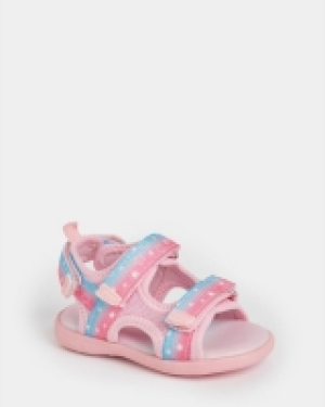 Baby Girls Sporty Sandals (Size 4 Infant-8)