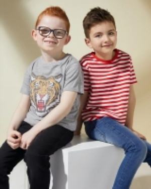 Dunnes Stores  Printed Tees - Pack Of Two (2-14 years)