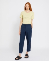 Dunnes Stores  Carolyn Donnelly The Edit Navy Cotton Trousers