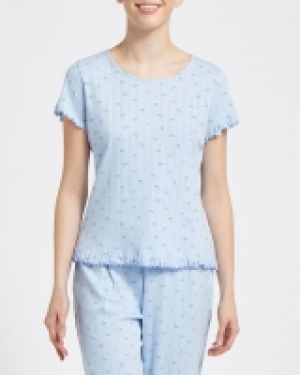 Dunnes Stores  Pointelle Pyjama Tee