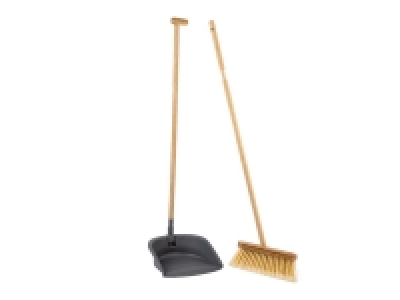 Lidl  Long Handled Dustpan < Brush
