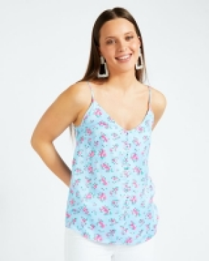 Savida Floral Print Satin Cami