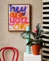 Dunnes Stores  Joanne Hynes Frame Canvas Art Hey Are You OK