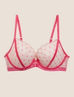 Marks and Spencer Boutique Lucia Heart Embroidery Wired Plunge Bra A-E