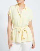 Dunnes Stores  Tie Front Blouse