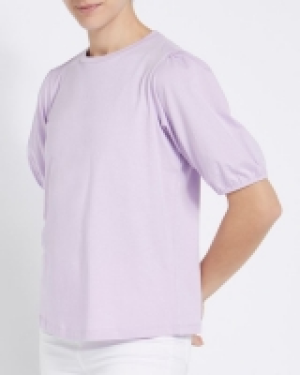 Puff Sleeve Cotton T-Shirt 1.00 €