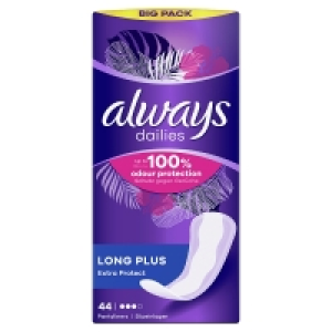Always Dailies Extra Protect Panty Liners Long Plus Mega Pac