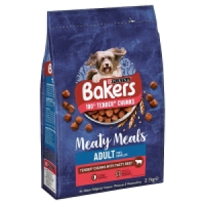 SuperValu  Bakers Meaty Meals Beef Dry Dog Food