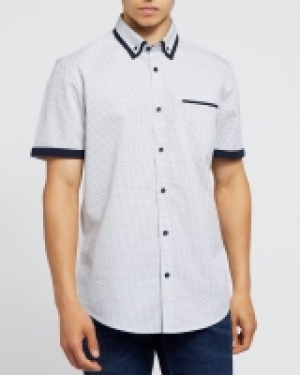 Regular Fit Short-Sleeved Fashion Shirt