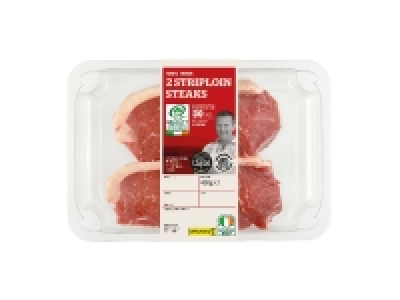2 Irish Striploin Steaks