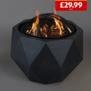 Gardenline Geometric Fire Pit 39.99 €