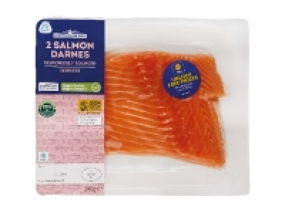 2 Skinless Salmon Darnes 4.49 €