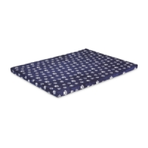 Navy Dog Paw Memory Foam Mattress