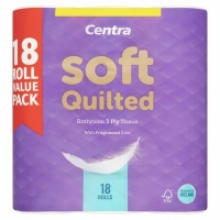 Centra  CENTRA LUXURY TOILET TISSUE 18ROLL