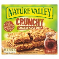 Centra  Nature Valley Crunchy Canadian Maple Syrup Bars 10 Pack 210g