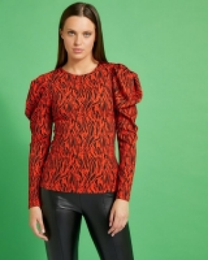 Dunnes Stores  Savida Zebra Crinkle Top