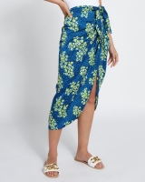 Dunnes Stores  Midi Floral Print Wrap Skirt
