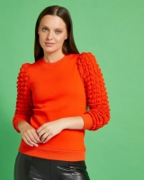 Dunnes Stores  Savida Bubble Texture Sleeve Sweatshirt