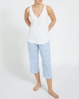 Dunnes Stores  Cotton Modal Crop Pyjama Set