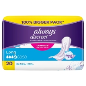 SuperValu  Always Discreet For Sensitive Bladder Long Pads Vp