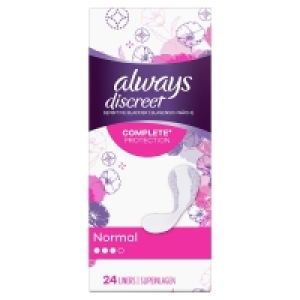 Always Discreet Incontinence Liners Normal 3.40 €