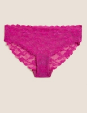 M&s Collection No VPL Free Cut Lace Brazilian Knickers