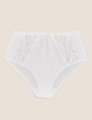 Marks and Spencer M&s Collection Wild Blooms Lace Full Briefs