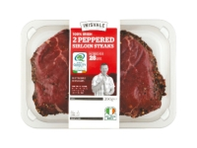 2 Irish Peppered Sirloin Steaks 5.39 €