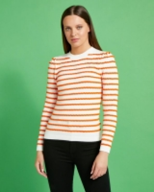 Dunnes Stores  Savida Structured Stripe Detail Jumper