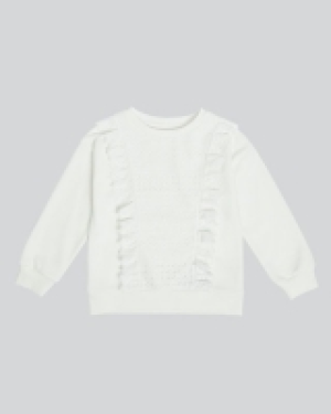 Dunnes Stores  Broderie Sweatshirt (3-10 years)