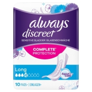 Always Discreet Incontinence Pads Long 5.05 €