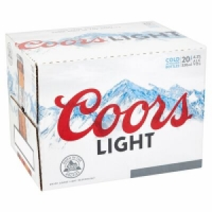 COORS BOTTLES 20 PACK X 330ML