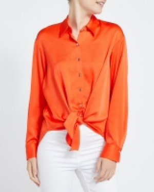 Satin Knot Shirt