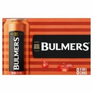 BULMERS IRISH CIDER CAN PACK 8 X 500ML 14.50 €