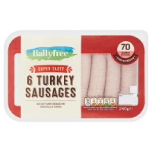 SuperValu  Ballyfree Turkey Sausages