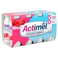 SuperValu  Actimel 0% Fat Raspberry Drink 8 Pack