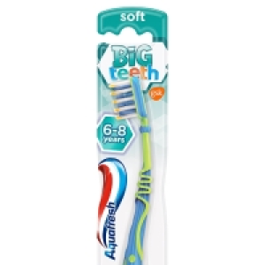 Aquafresh Big Teeth Soft Toothbrush for 6-8 Years