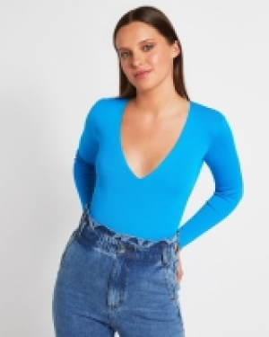 Dunnes Stores  Savida V-Neck Ribbed Top