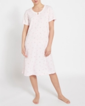 Dunnes Stores  Short-Sleeved Pointelle Nightdress
